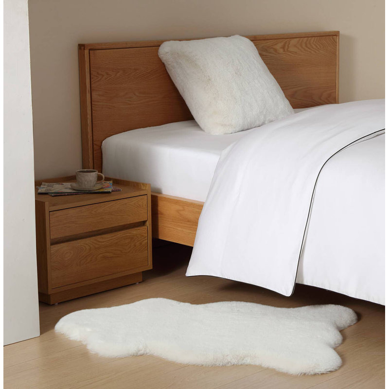 Square Pillow Cover & Insert, White