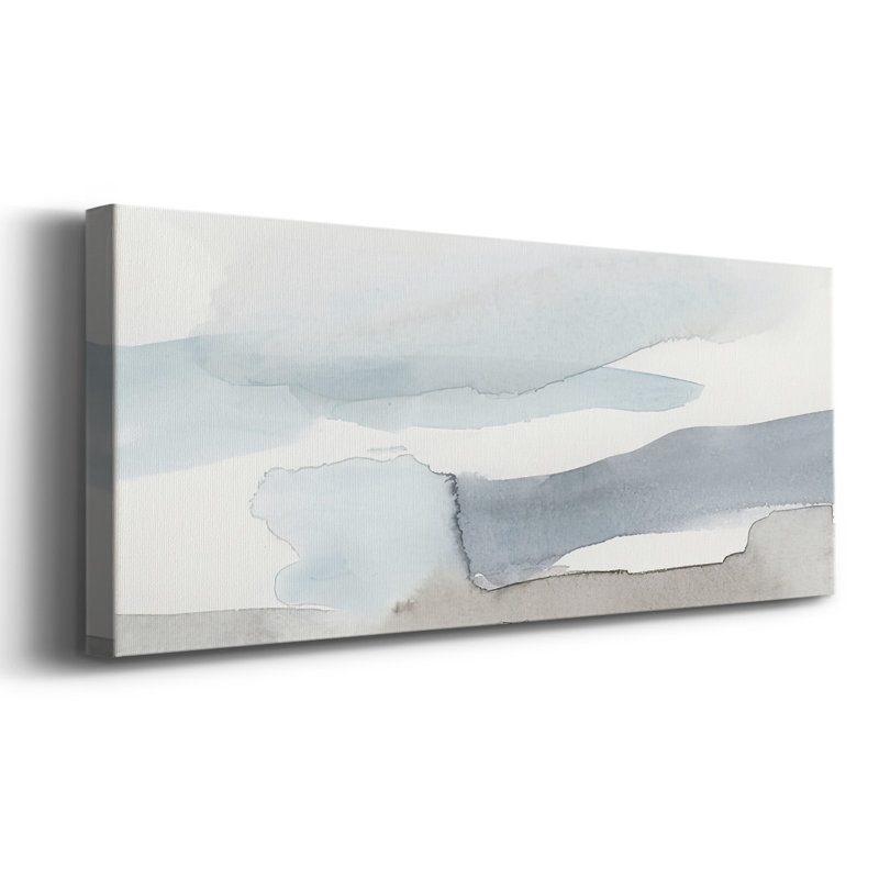 Coastal Tones II-Gallery Wrapped Canvas, 20" H x 50" W x 1.5" D