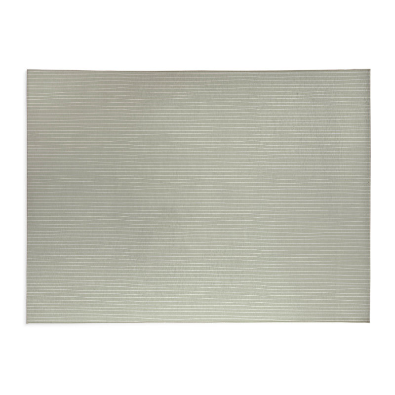 Slat Pink Indoor Doormat, 36" W x 60" L, Light Green