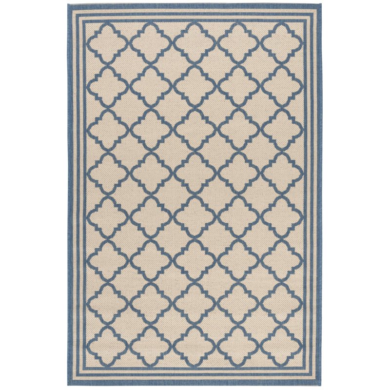 Adler Performance Geometric Indoor/Outdoor Area Rug, Rectangle 9' x 12'