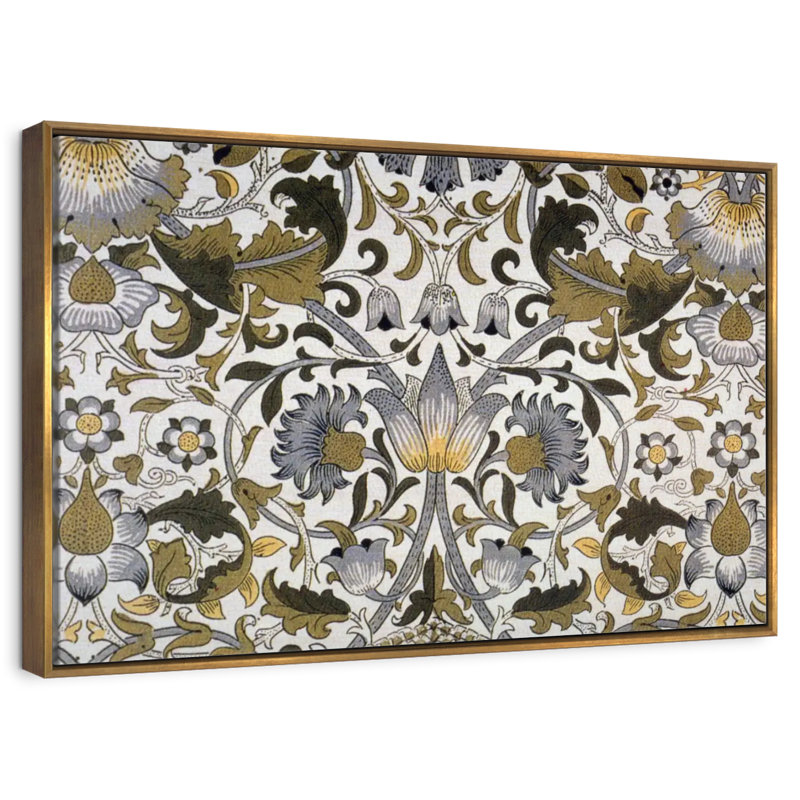 Lodden, 1884, Cadre flottant doré, 13 po x 9 po