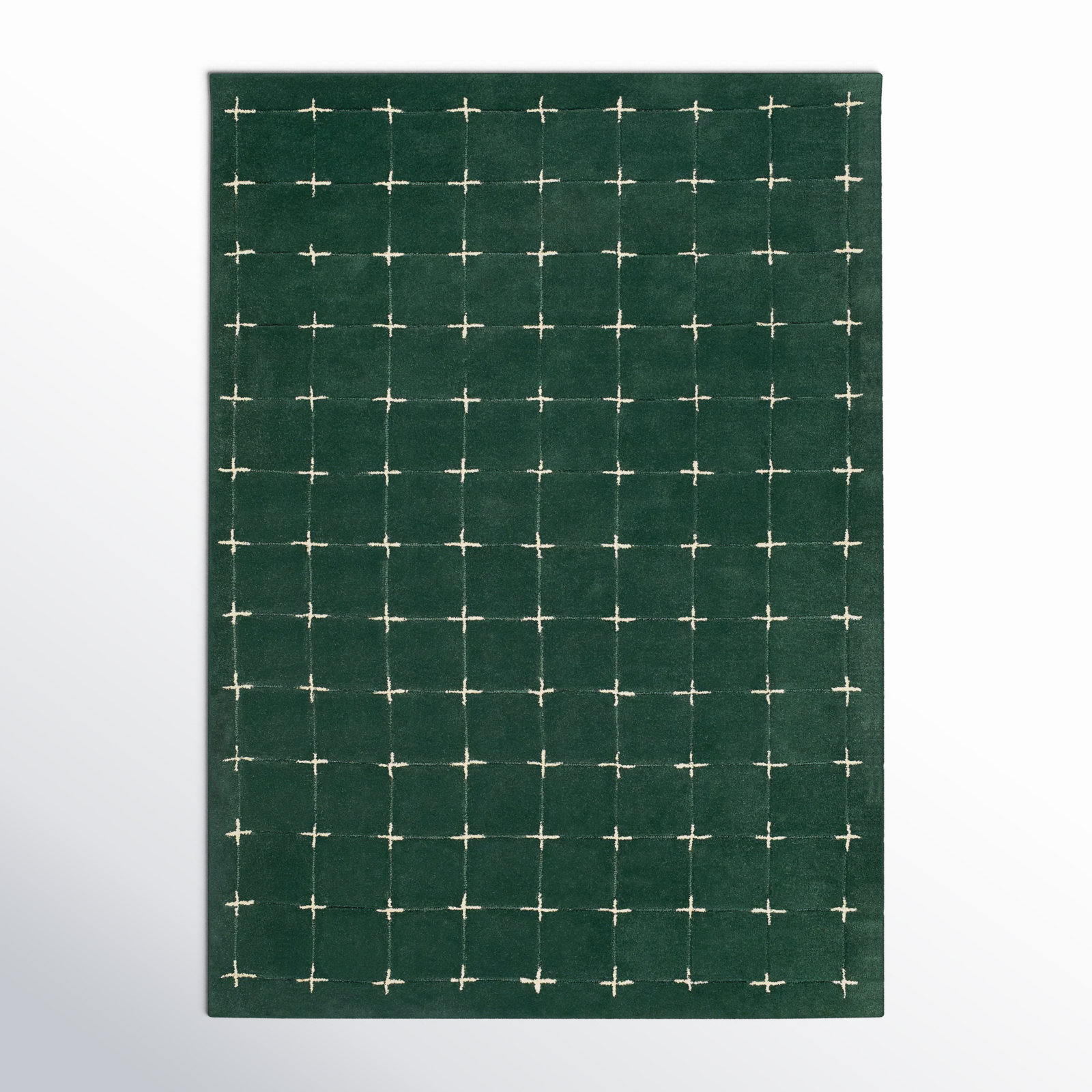 Mallory Hand-Tufted Green Rug, Rectangle 10' x 14'