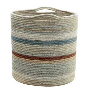 Reversible Fabric Decorative Basket