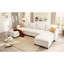 Canapé modulaire en chenille de 123 po avec rangement et siège en U de 123 po pour rangement dans le salon, grand canapé