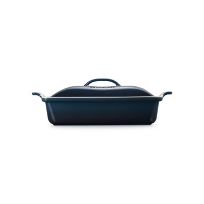 Le Creuset Stoneware Heritage Cvd. Rectangular Casserole, 4 qt. - Nuit