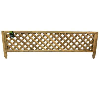 14 po bordure en treillis tissé h x l 4 pi.