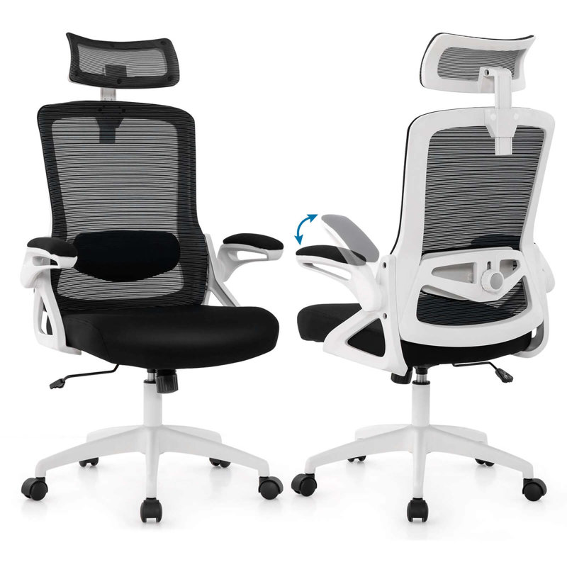 Fauteuil de bureau ergonomique avec support lombaire réglable 