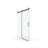 Frameless Soft-Closing Single Sliding Shower Door
