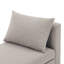 Banc de rangement à couvercle rabattable en lin 63,78 po avec accoudoirs et deux coussins-376849822