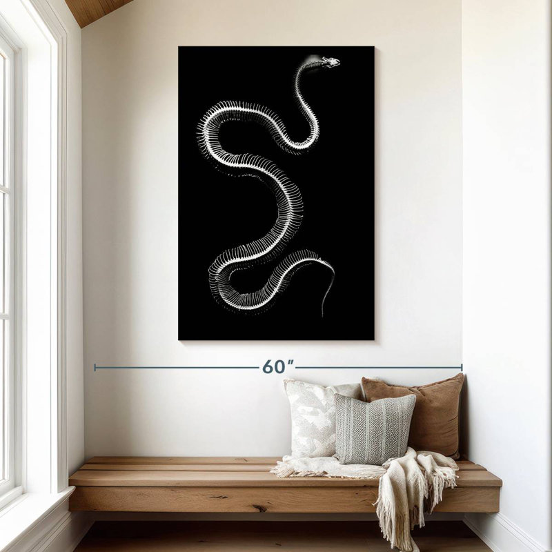 Brampt Snake Bones, 48" H x 32" W