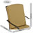 BAYFIELD FIREPIT 89cm Table with 4 ASCOT DELUXE Chairs Garden Set