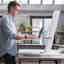 Quickstand Eco Standing Desk Converter-2100534250