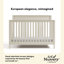 Lit de bébé convertible 5-en-1 Valencia avec garde-corps en prime-132997444