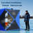 Pop Up Ice Fishing Shelter with 49ft LED Light Strip, Windproof Insulated Hub Tent for 2‑8 People-122483006