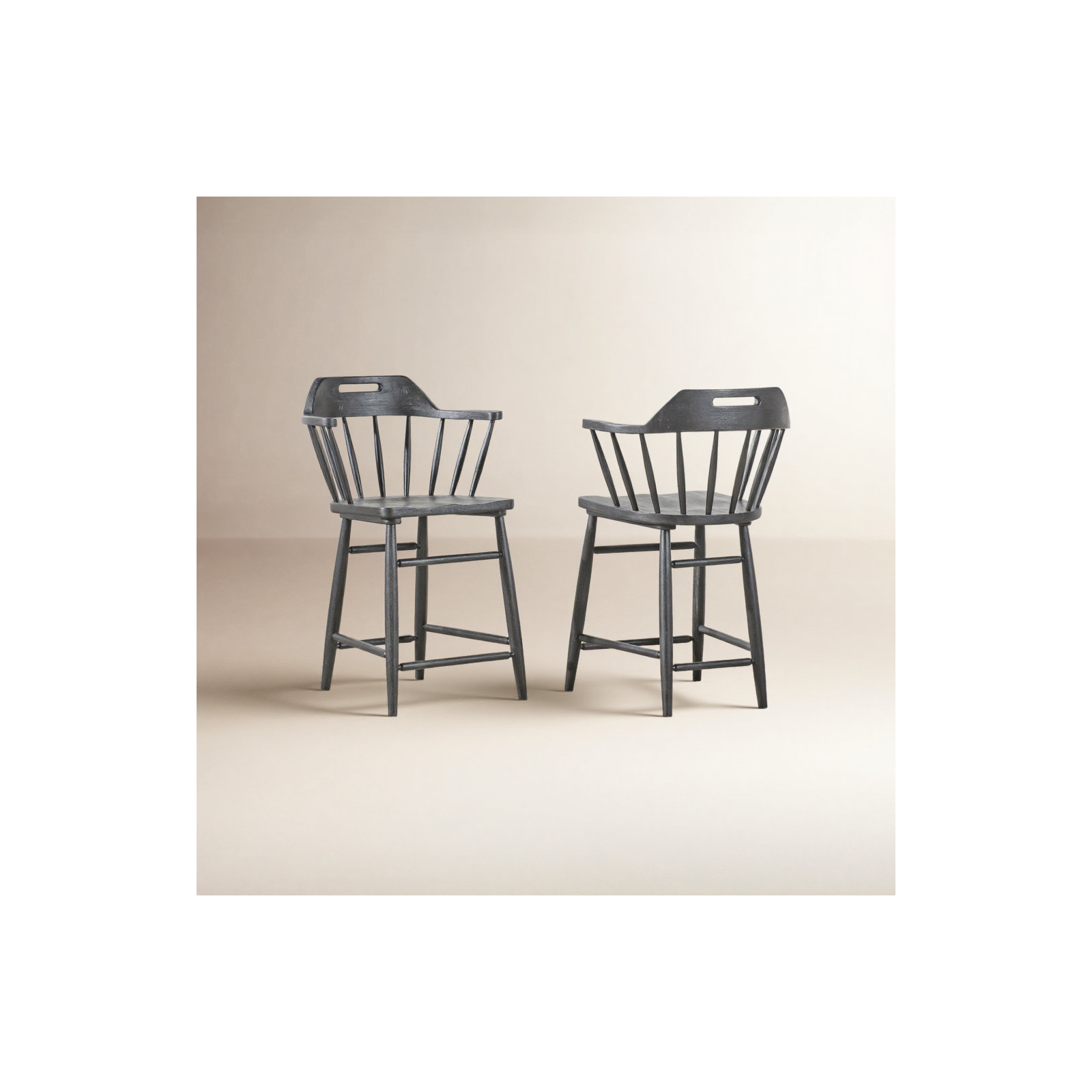 Country Living Counter Height Chair, Black