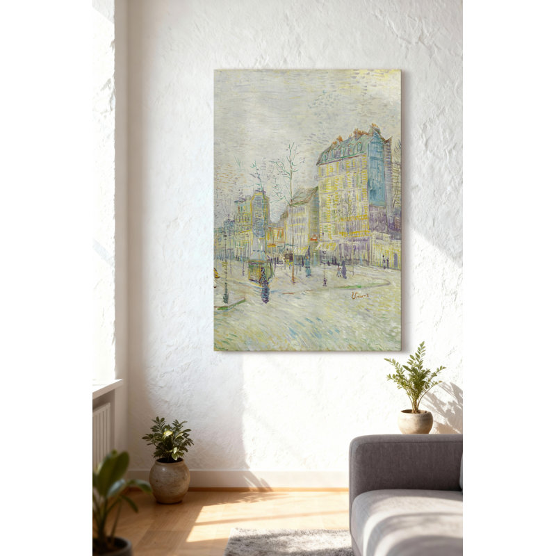 "Boulevard de Clichy", reproduction sur toile tendue, H 24 po x l 16 po
