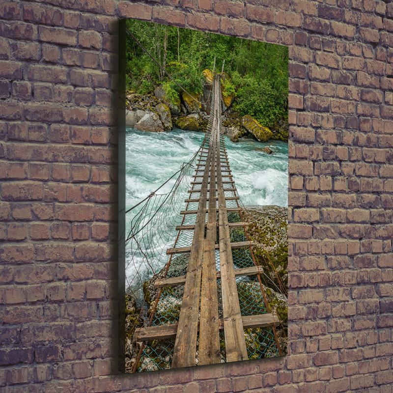 Suspension Bridge - Wrapped Canvas Print