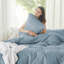 Housse de couette touffetée à rayures Essential Elegance Shabby Elegance GentleSoft ™-105311191-105311184
