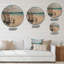 Relax at the beach IV - Art mural en bois de plage - Bois de pin naturel-87049453
