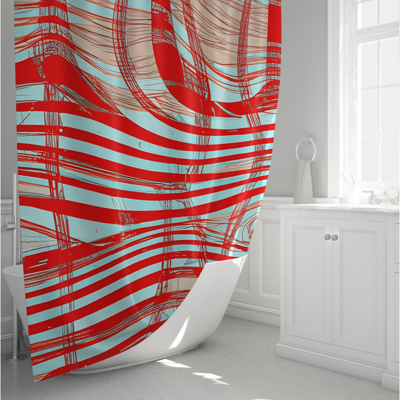 Rideau de douche Evander, H 72 po x l 70 po