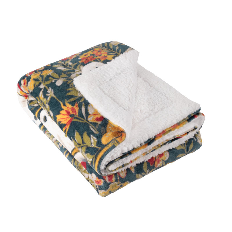 Bootanical Throw Blanket
