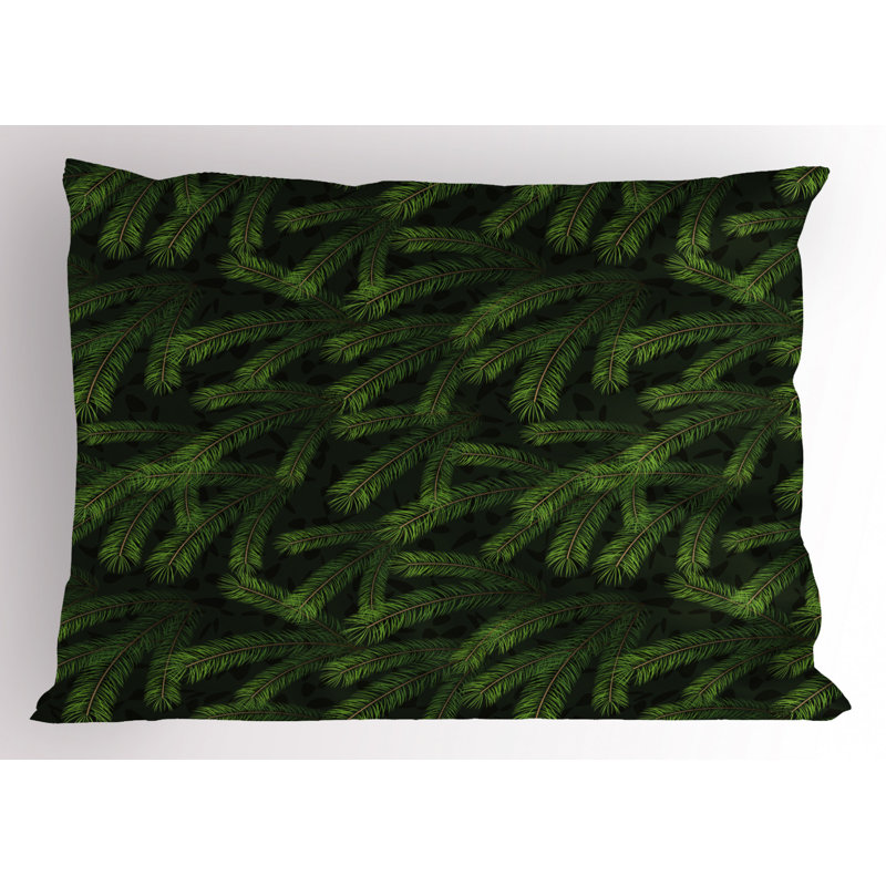 Forest Polyester Floral Sham Set, Twin