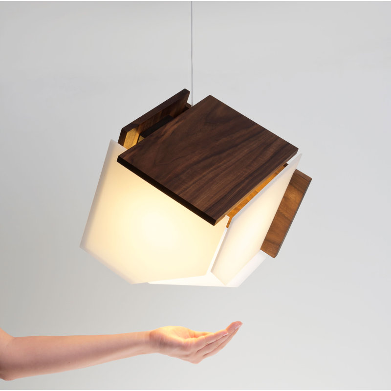Mica L 1 - Light Pendant, Walnut