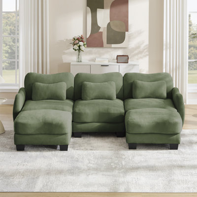 Elegant Curved Conversation Sofa