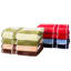 Ensemble de serviettes 12 pièces Bellicourt - Accessoires de salle de bain en coton avec serviettes de bain, serviettes à main et débarbouillettes - Serviettes unies et rayées de Lavish Home -1023587031