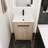 Tiburce 24.09'' Single Bathroom Vanity with Ceramic Top