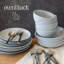 over&back Coupe 16-Piece Semi Hand-Finished Stoneware Dinnerware Set, Service for 4-99305507