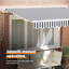 Brayden Studio 200cm D Retractable Door / Window Awning-759536322-759536321
