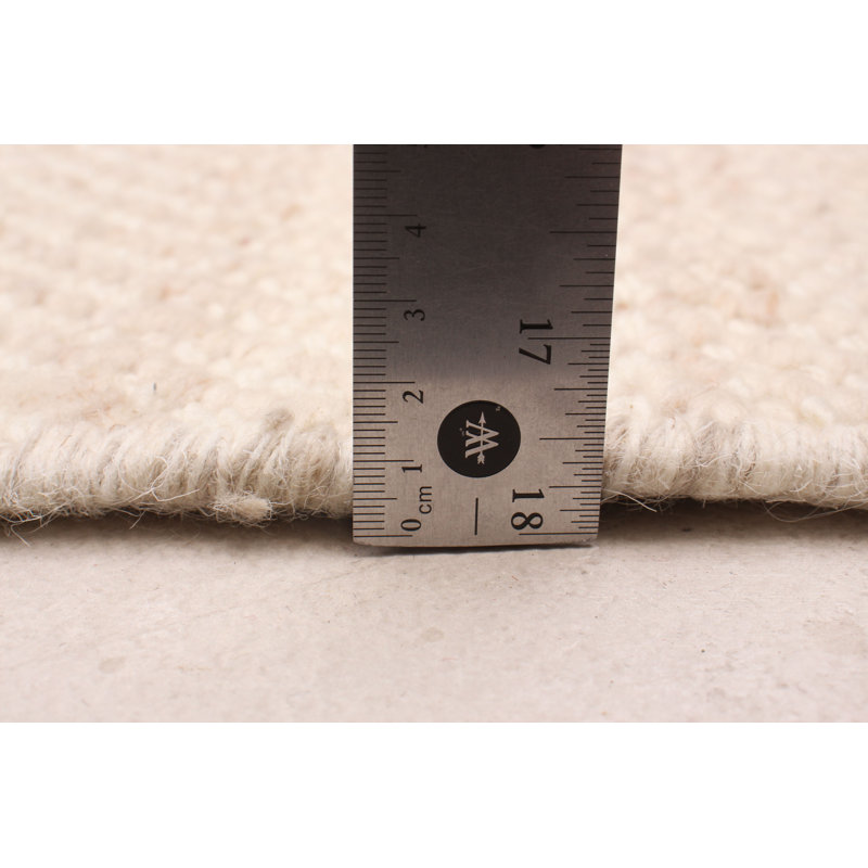 One-of-a-Kind 8'2" X 10'2" New Age Wool Area Rug in Cream