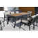 Ajai 8 - Person Metal Patio Dining Set with Rectangular Table