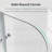 43 In. W * 58 In. H Frameless Folding Shower Doors For Bathtub, 1/4" (6Mm) Thick SGCC Tempered Glass Door, Bathroom Pivot Tub Glass Door-111691961
