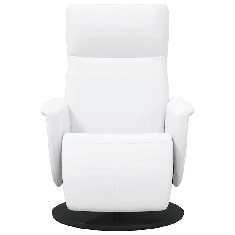 Faux Leather Massage Chair, White