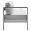 Causeuse d'extérieur en aluminium Shore Sunbrella-2095654384