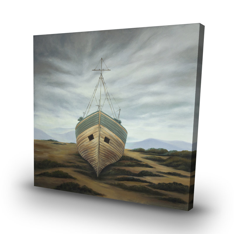 Boat - 32"x32" art on canvas