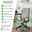 Alexas Luxury Velvet Office Chair - Ergonomic Adjustable Supporting Modern Design-560043219
