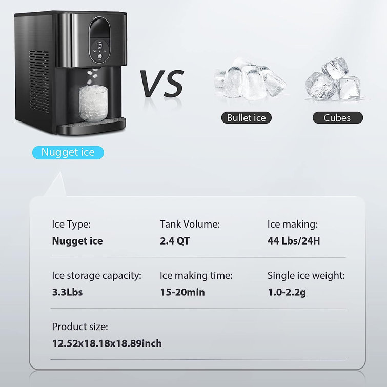 Which style of ice maker is best for you? Cube vs bullet vs nugget