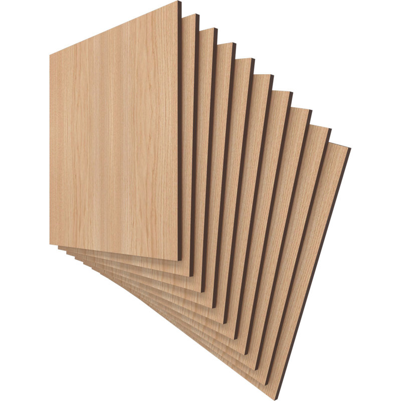 Planches en bois, Noyer blanc, H 11,75 po x l 11,75 po x P 0,25 po