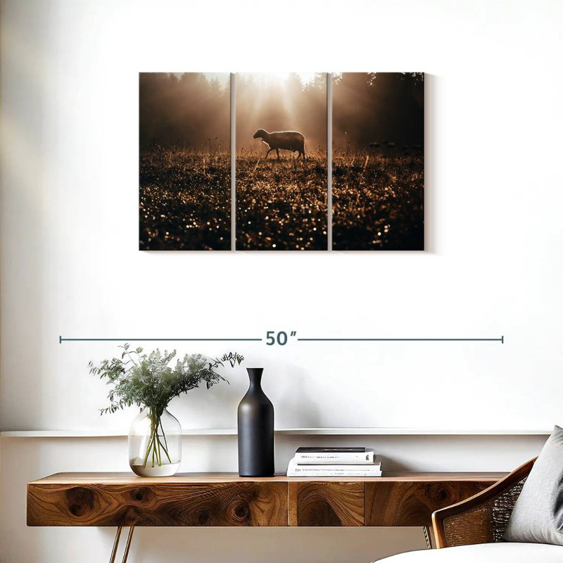 Brampt Lost Sheep, 20" H x 33" W
