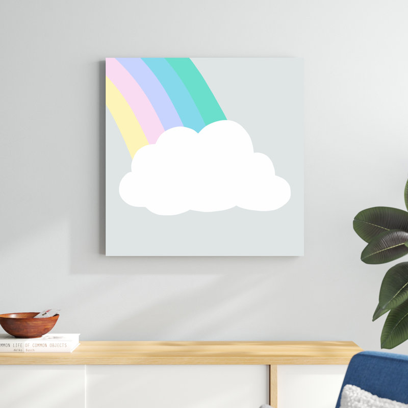 Nuage arc-en-ciel I, H 30 po x l 30 po