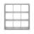 Furinno Cubicle Open Back Decorative Cube Storage Organizer, 9-Cube, Light Grey-1242548528-1209442667