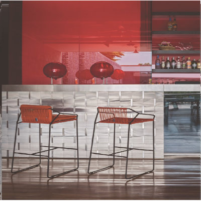 Sandur Patio Bar Stool with Cushion