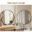 Aluminum Frame Round Wall Mirror, Modern Circle Mirror for Bathroom Vanity, Entryway, Living Room-126561343-126356014