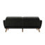 Full / Double 210.8cm Velvet Futon Sofa-71882460