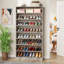 Armoire à chaussures grise 31,49 po-1900352453
