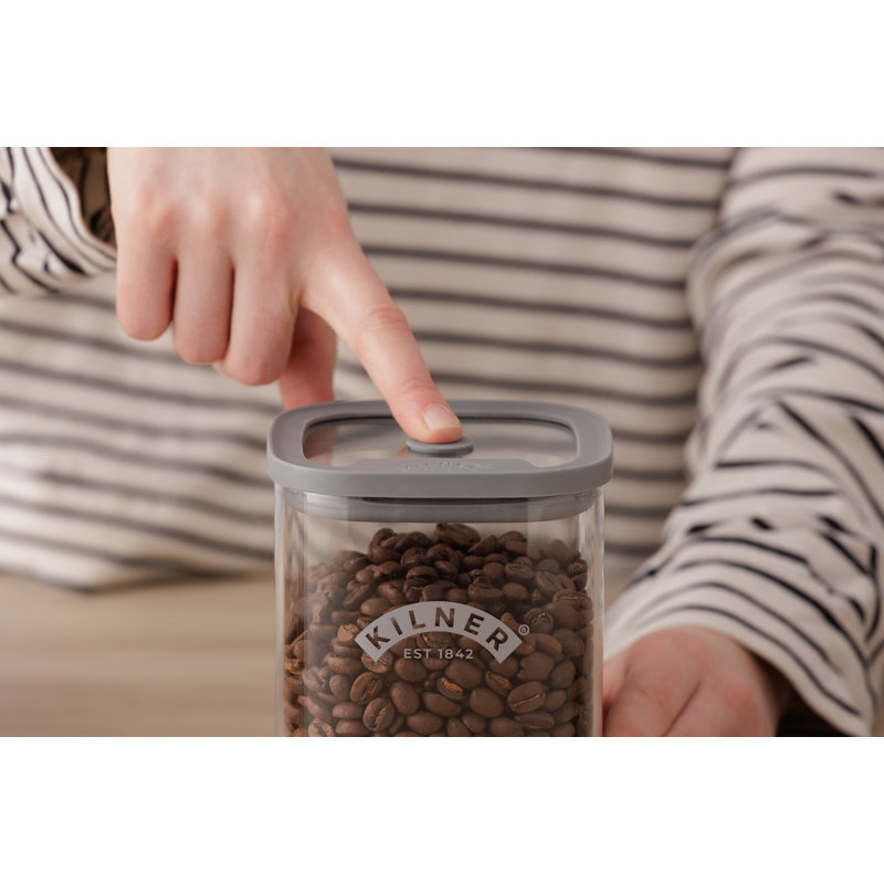 Kilner Fresh Storage Square Jar 1.5L, 3
