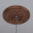 EnduraForm PVC Baltimore Thermoformed Ceiling Medallion, 22"OD x 3 1/2"ID x 1"P (Fits Canopies up to 7 3/4"), Metallic Gold Rush-137634723-70556177